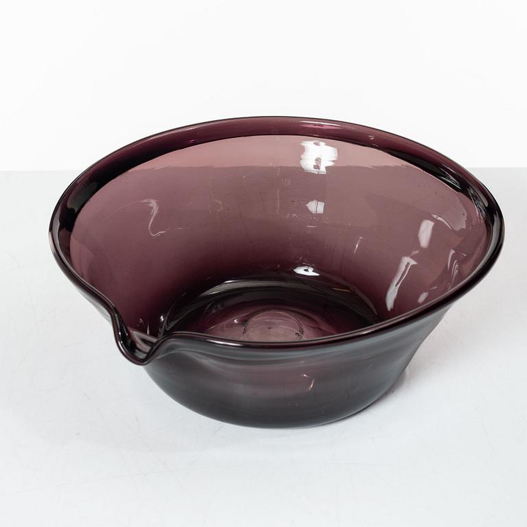 Mjölkfat / Spillkum, glas, Sverige, ca år 1800.