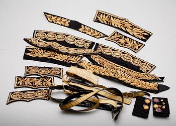 UNIFORMSDETALJER, till paraduniform.