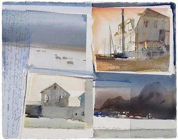 825. Lars Lerin, Untitled.