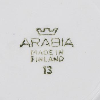 SERVIS, 86 delar, porslin, "Landskap" Arabia 1964-1971.