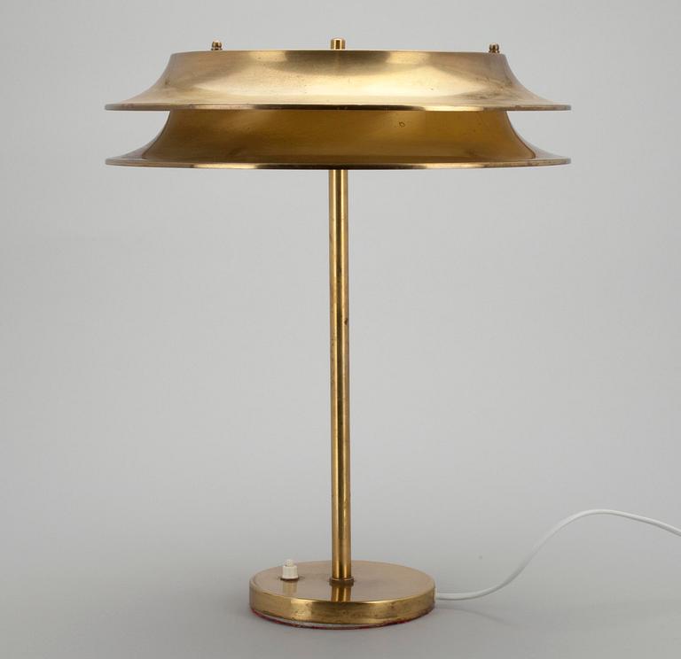 BORDSLAMPA, mässing, 1900-talets senare hälft.