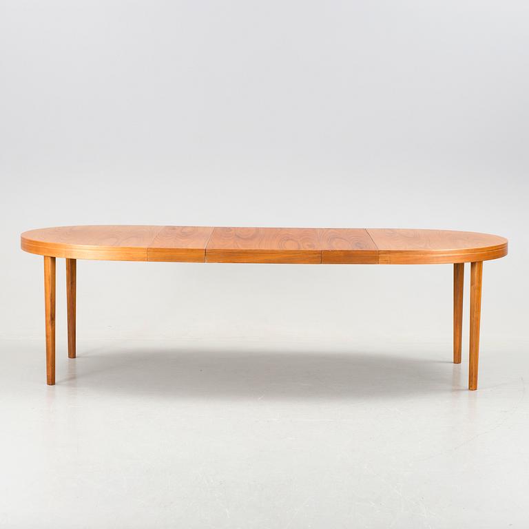 A teak dining table from Skaraborgs Möbelindustri in Tibro mid 20th century.