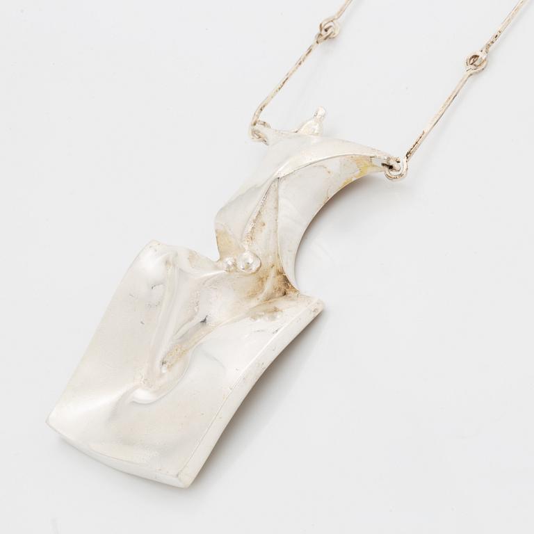 Björn Weckström, sterling silver necklace "Barbarella", Lapponia.