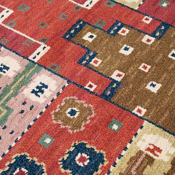 CARPET. "Tornet". Knotted pile. 359,5 x 256 cm. Signed AB MMF KK BN.