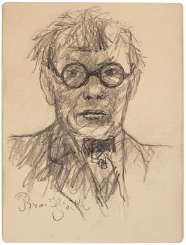 776. Bror Hjorth, Self portrait.