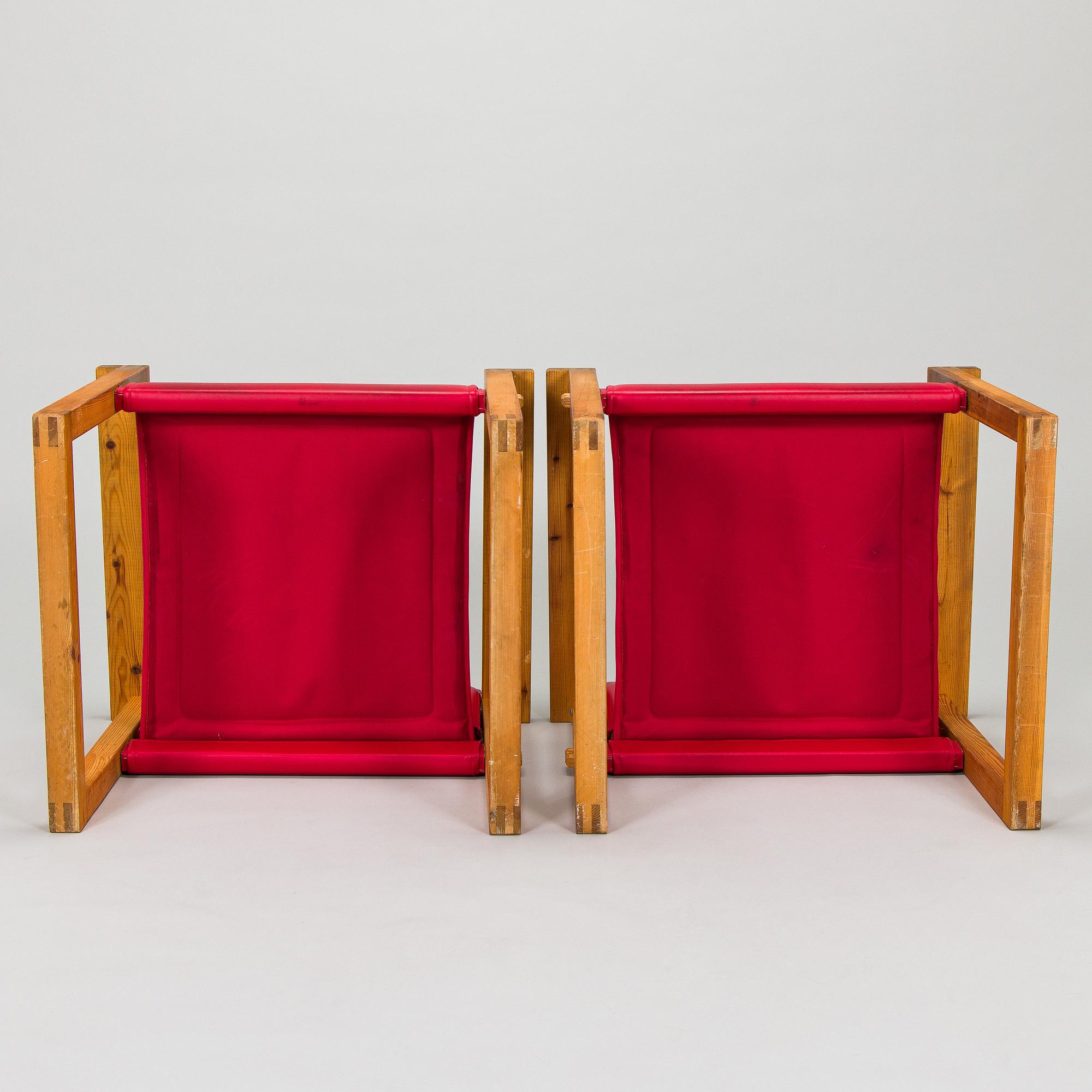 Torsten "Totti" Laakso, a pair of armchairs, “Farmari”, Skanno, 1965.