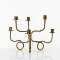 Josef Frank, Candle holder, model H2435, brass, Company Svenskt Tenn, designed in 1934.