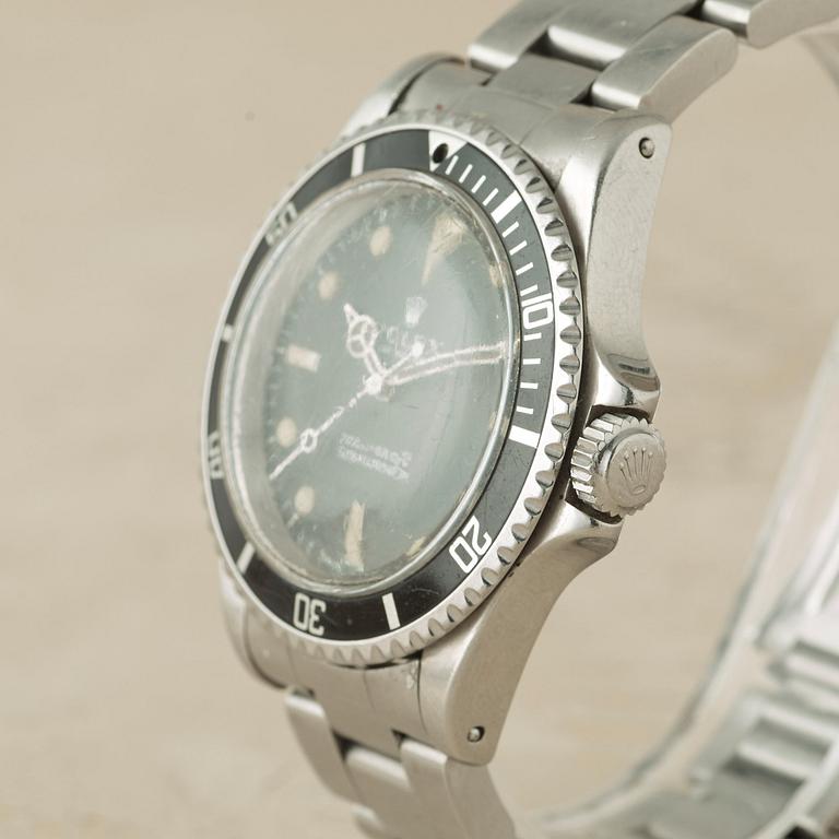 ROLEX, Oyster Perpetual, Submariner (200m=660ft, Swiss-T< 25), "meter first", wristwatch, 39 mm,