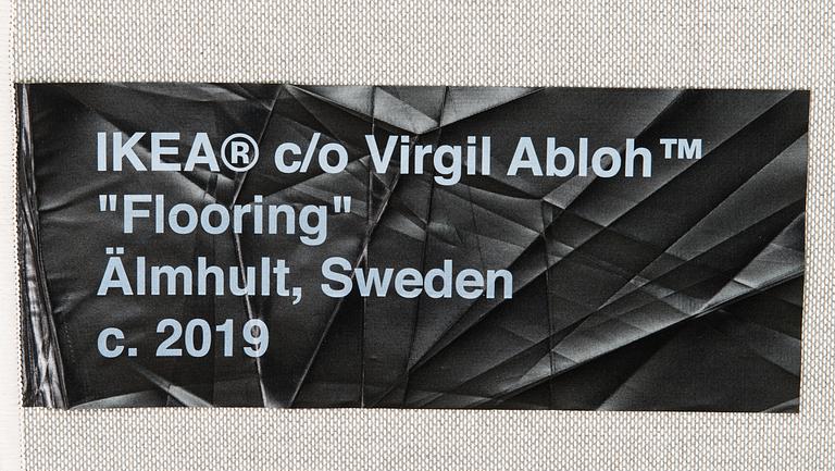 Virgil Abloh, a 'Markerad' carpet for IKEA. C.200x90 cm.