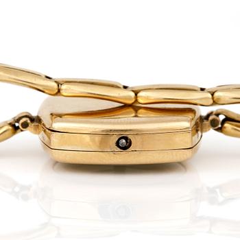 ARMBANDSUR, dam, 'Parant', 1900-tals mitt. 18K guld.