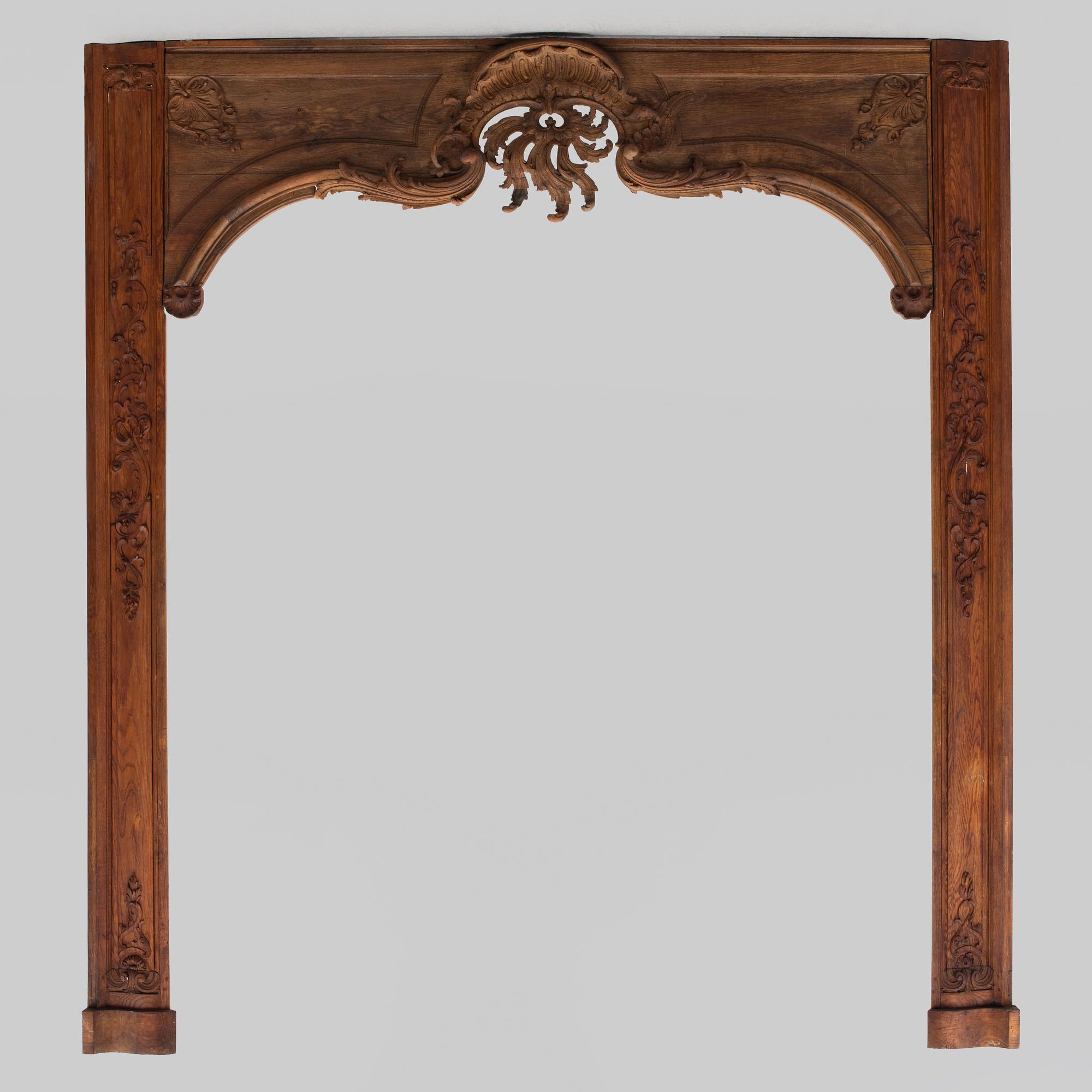 Dörromfattning, rokoko/rokoko-stil, 1700/1800-tal.