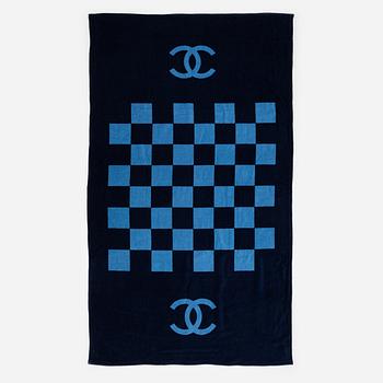 Chanel, beach towel.