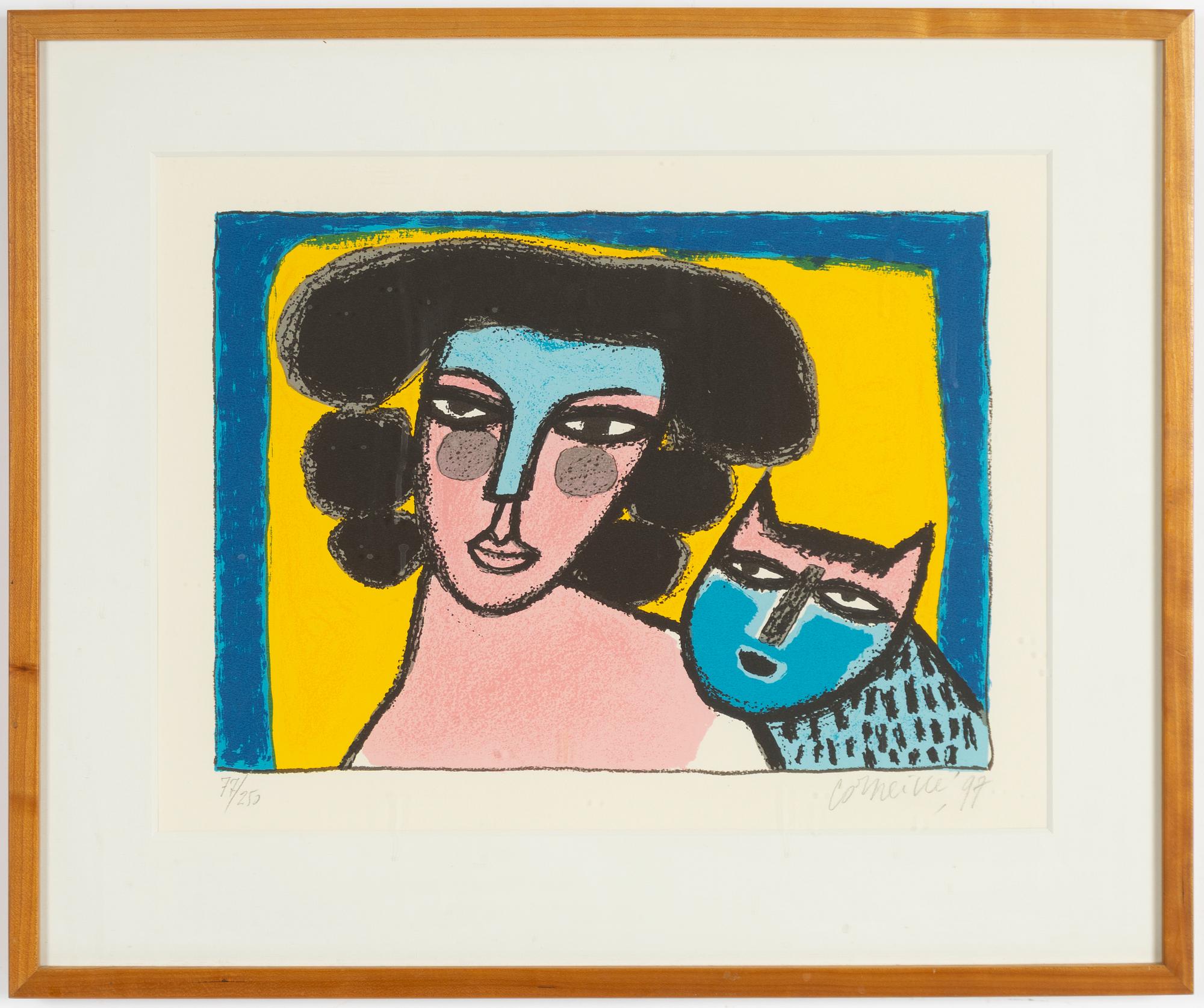 Beverloo Corneille, Kvinna med katt.