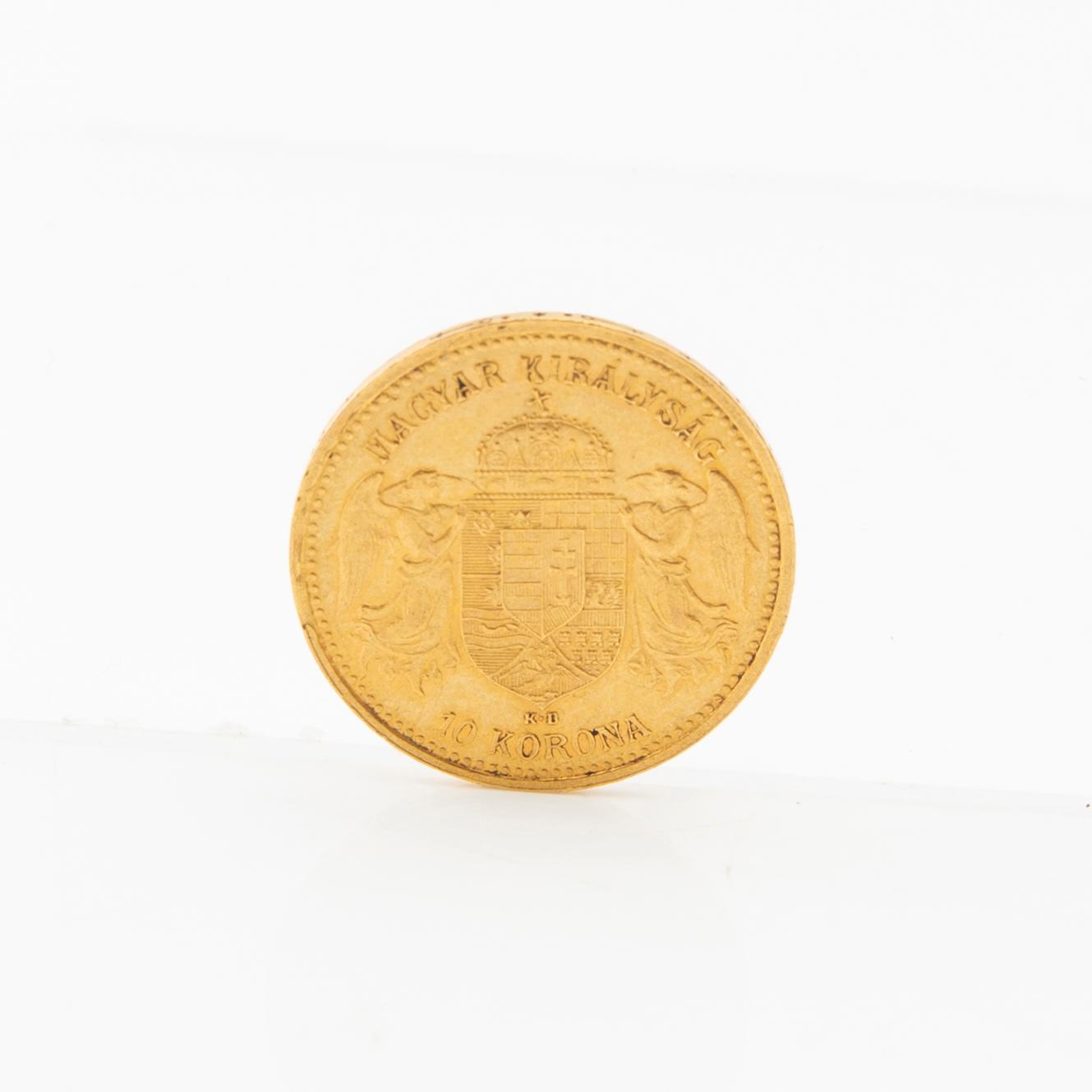 Gold coin 10 corona 1905 Austria/Hungary Franz Joseph I.