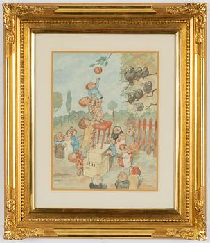 Robert Högfeldt, Det röda äpplet.