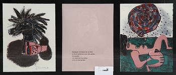 BEVERLOO CORNEILLE, litografier, 8 st, sign o numr 11/50.
