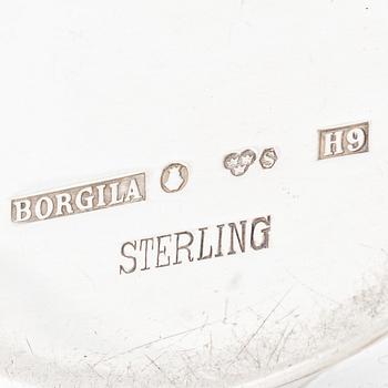A Swedish Parcel-Gilt Sterling Silver Bowl, mark of Atelier Borgila, Stockholm 1958.