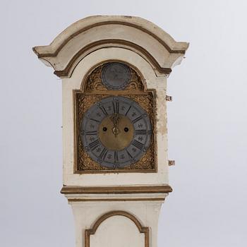 A 18th century gandfather clock.