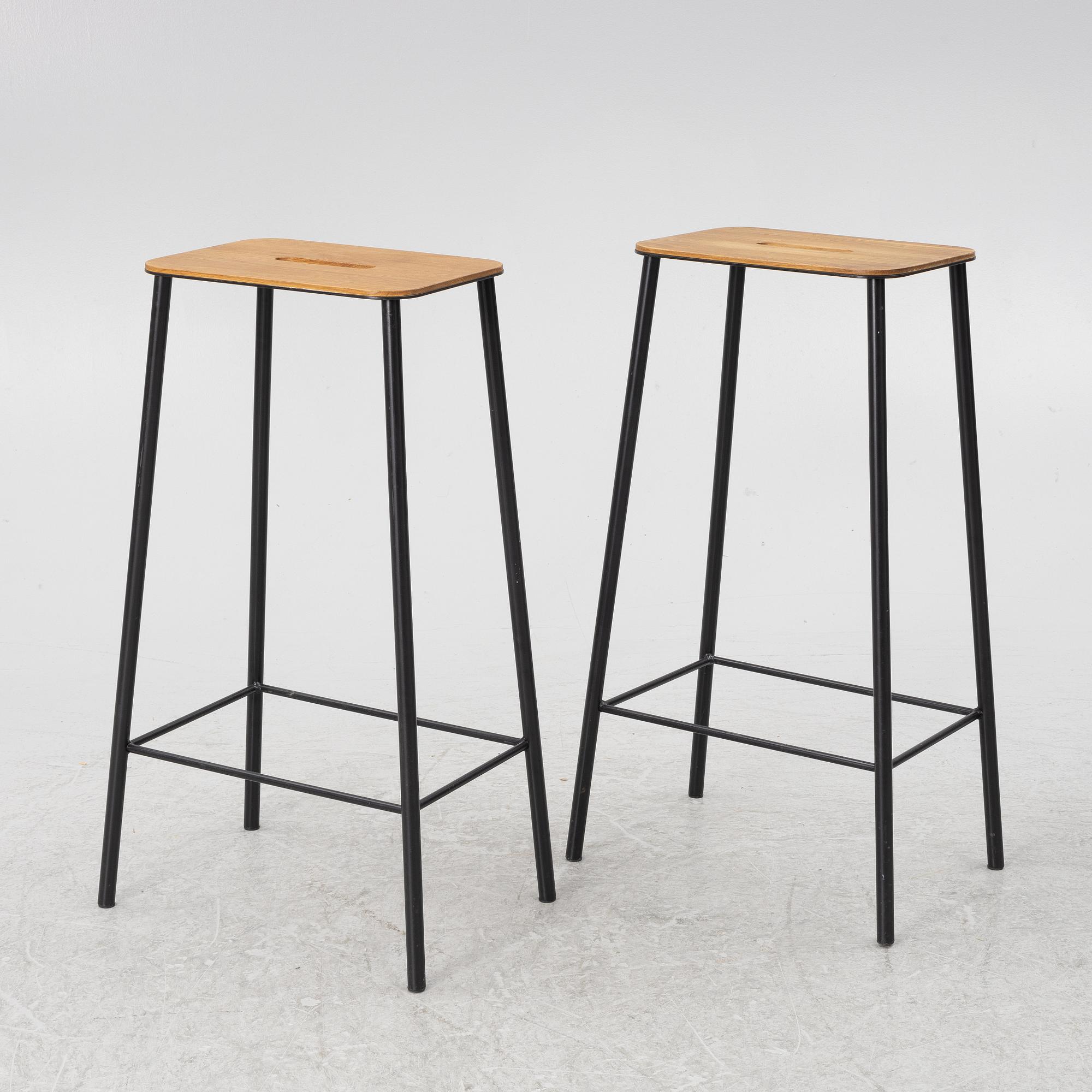 Toke Lauridsen, pallar, 4 st, "Adam Stool", Frama, Danmark.