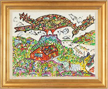 Uno Vallman, Fantasilandskap.