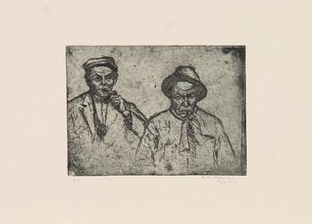 Konstnärsmapp med arbeten av olika finska konstnärer, 1944.