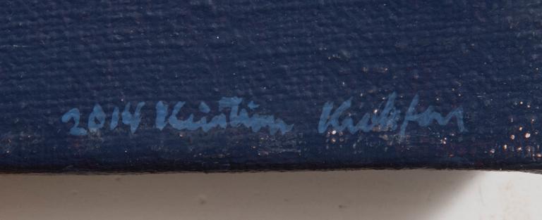 KRISTIAN KROKFORS, oil on canvas, signed and dated 2014.