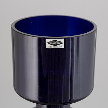 Oiva Toikka, a glass candlestick, Nuutajärvi, Notsjö, Finland 1973.