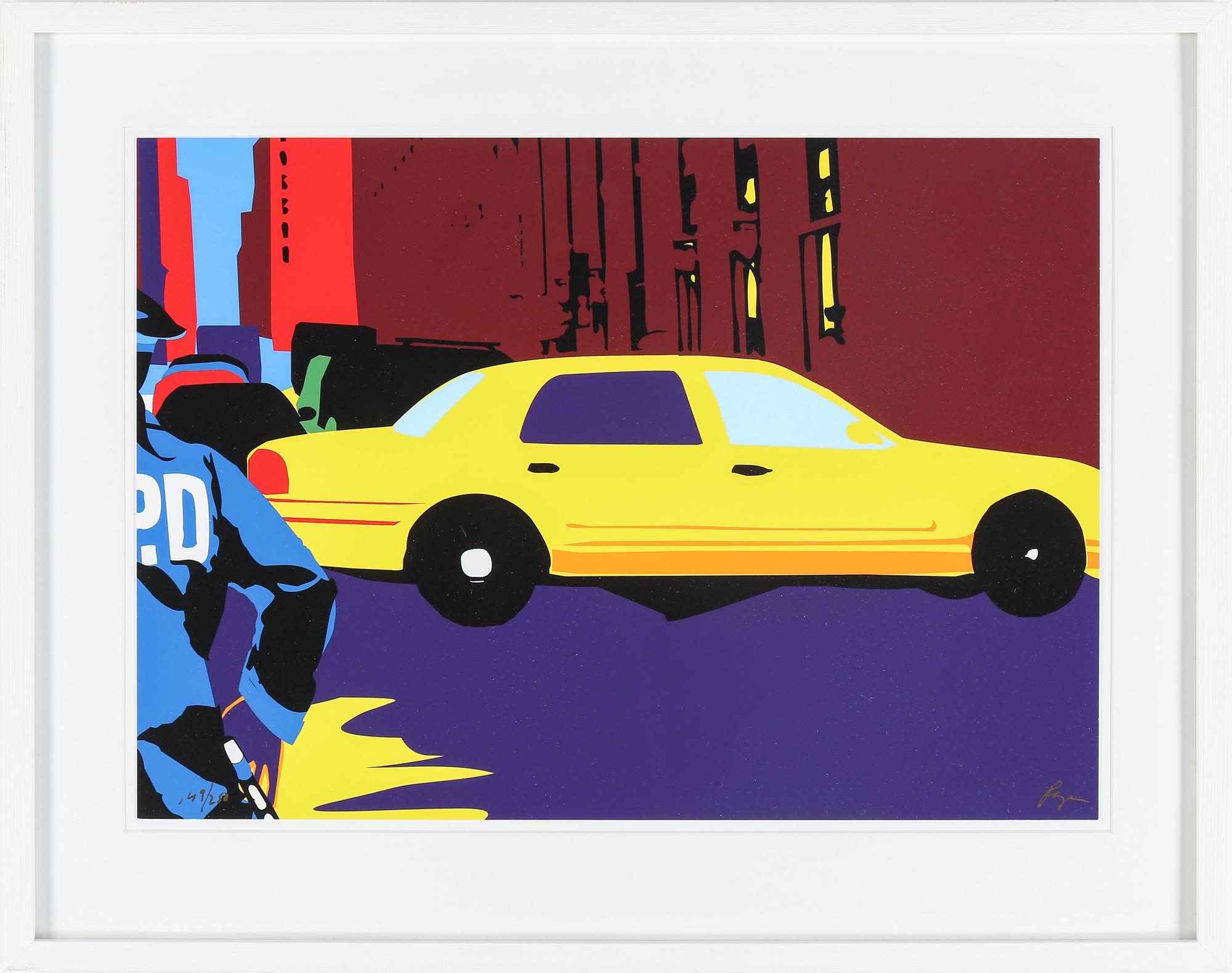 RICHARD RYAN, serigrafi, ur serien "Manhattan Octaves", signerad och numrerad. 149/250.