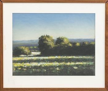 A JOHN STOCKWELL PASTEL ON PAPER.