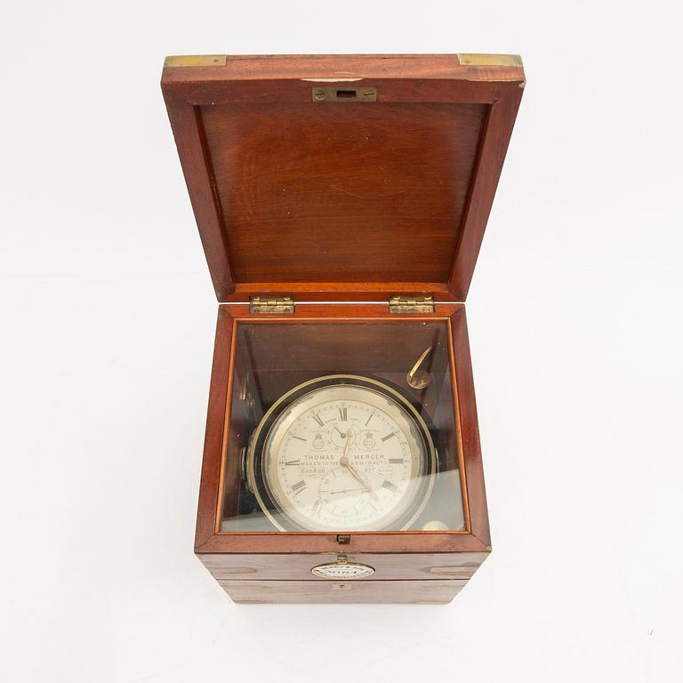 Kronometer Thomas Mercer London numrerad 3084 Berry & son 1900-talets första hälft.