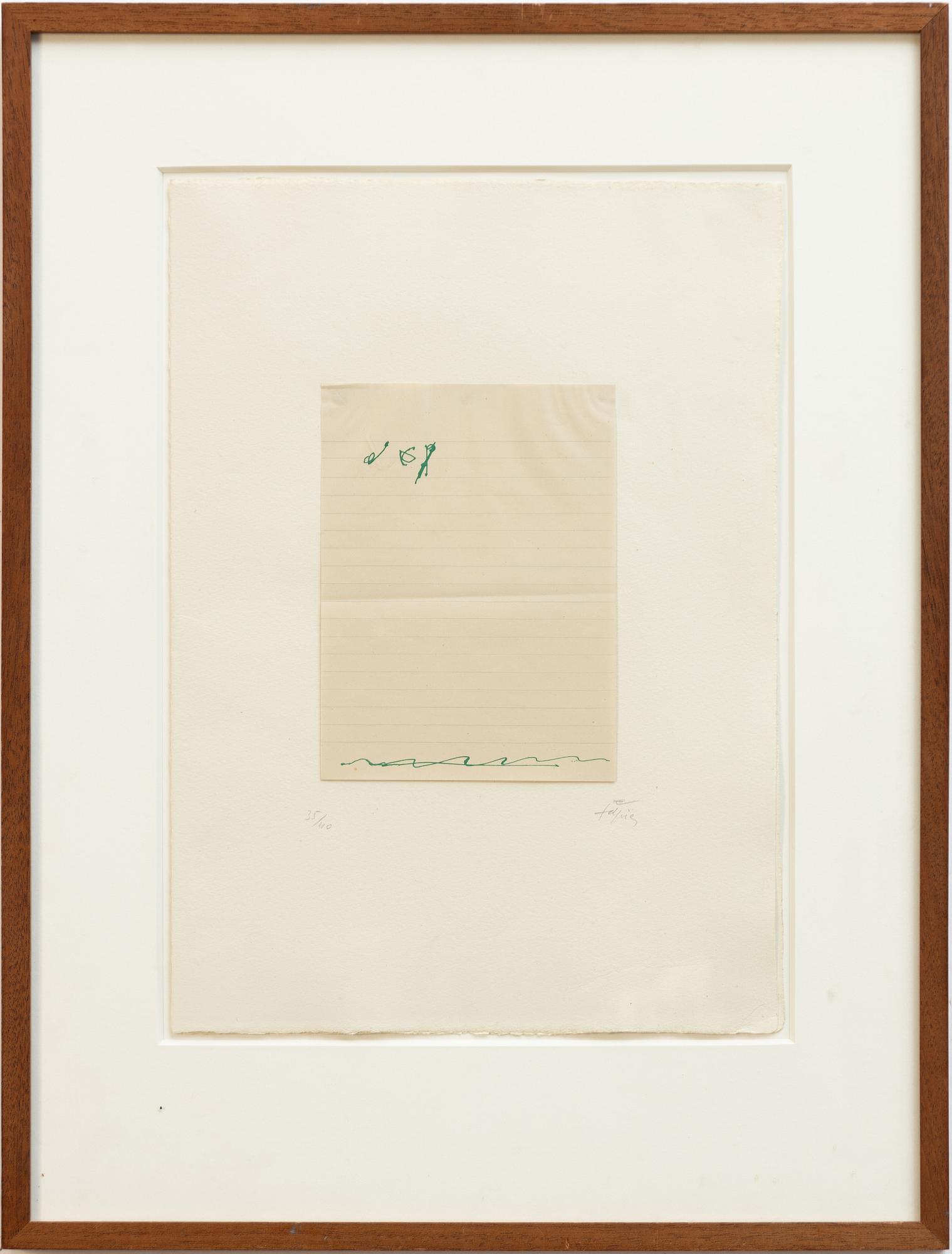 Antoni Tàpies, "El pa a la barca".