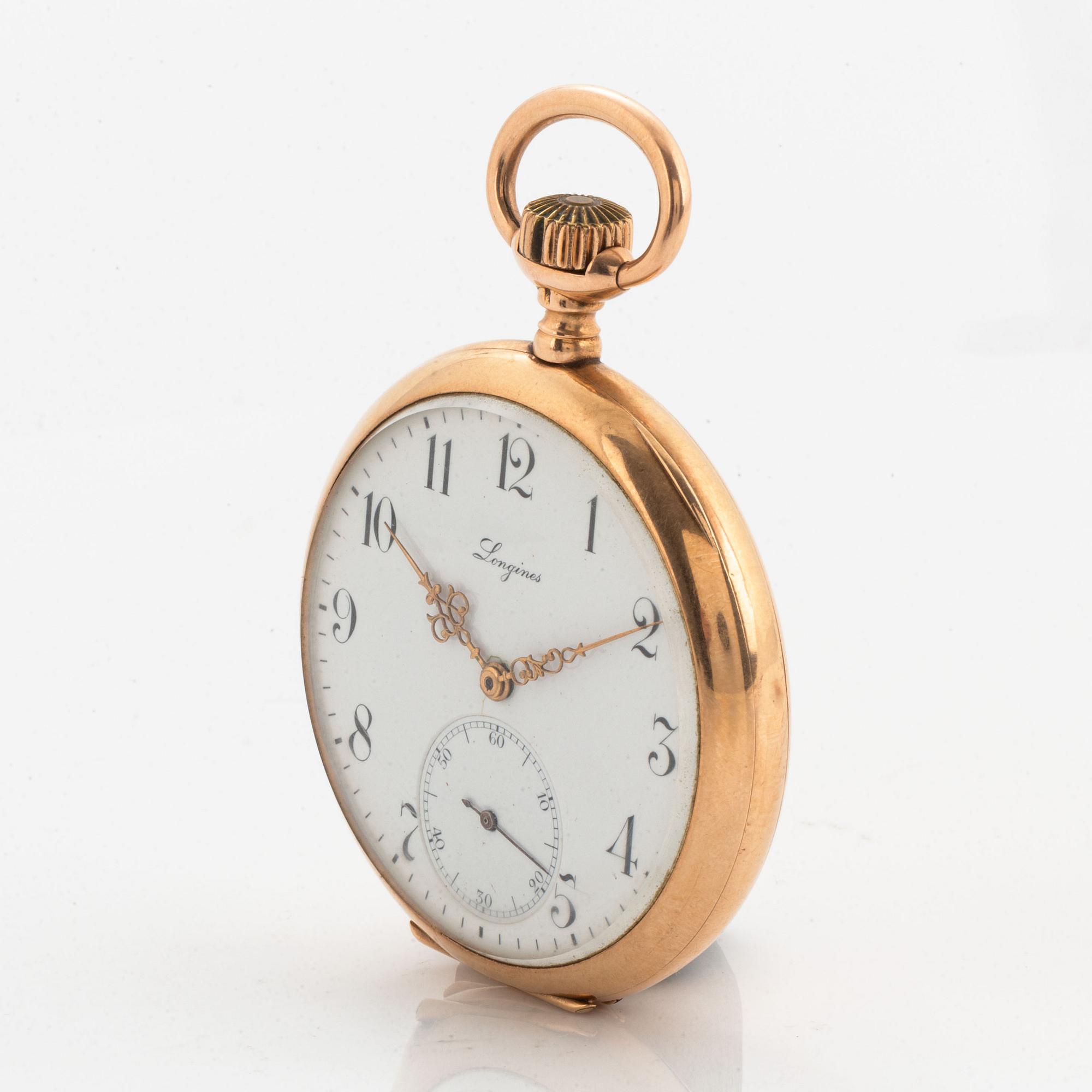 Longines, pocket watch, 49 mm.