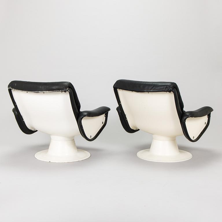 Yrjö Kukkapuro, Nojatuolit, pari, ”Saturnus”, Haimi 1980.