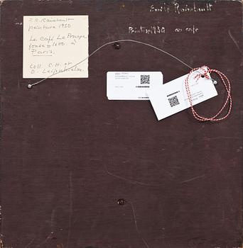 E.R RAIMBAULT, olja på pannå, signerad, daterad 1930 enligt a tergo.