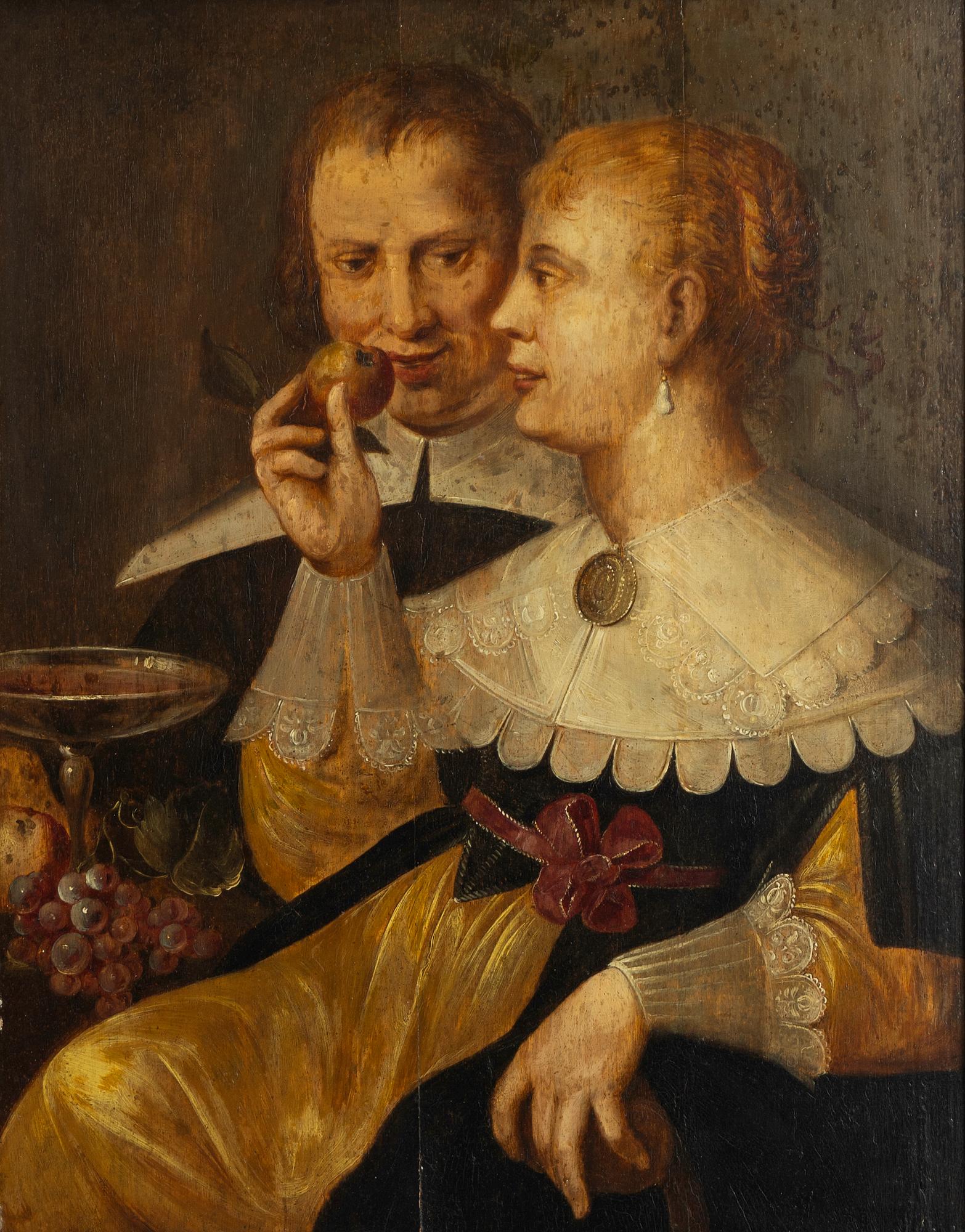 Dutch school, 16th/17th century, The Temptation.