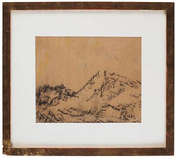 Carl Fredrik Hill, Landscape with mountains.