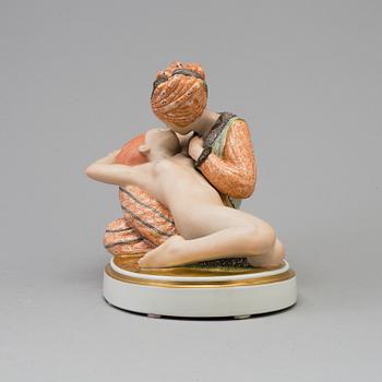 A Royal Copenhagen porcelain figure after Gerhard Hening, Denmark 1920's.