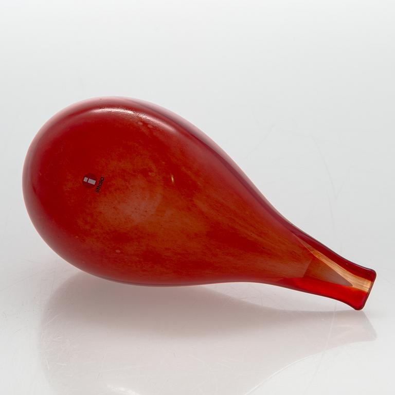 Oiva Toikka, glass bird, signed O. Toikka Nuutajärvi.