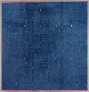 Ingrid Dessau · MATTA, flossa, "Basin Street", Ingrid Dessau för Kinnasand, ca 250 x 250 cm.