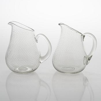GUNNEL NYMAN, 15-piece Mid-Century Glassware Set by Nuutajärvi, Finland.