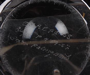 FAT, glas, Sven Palmqvist, Orrefors, sign.