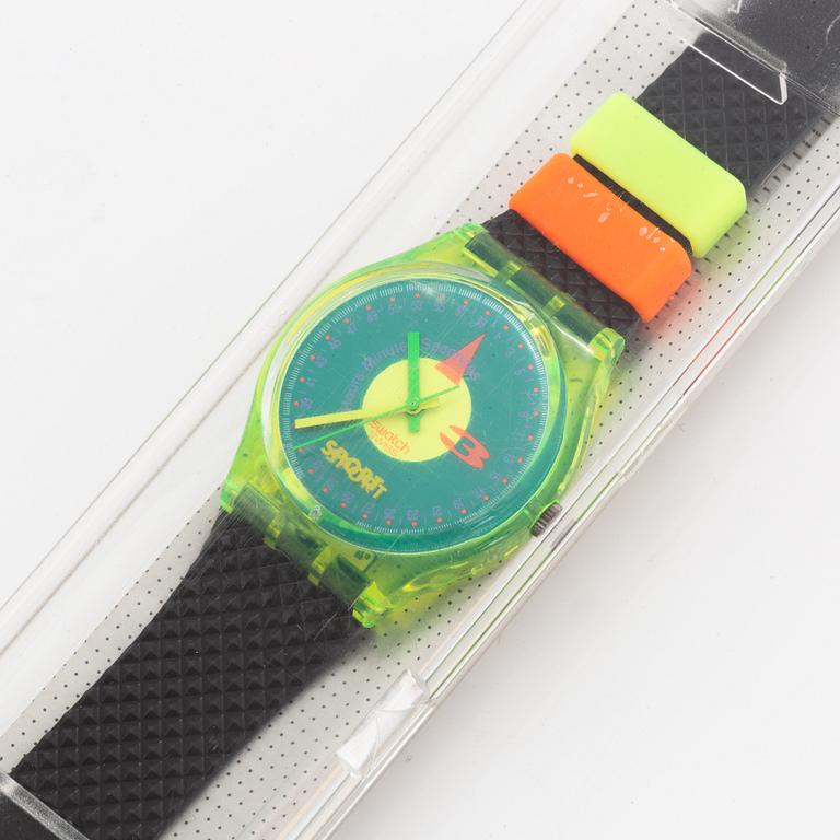 Swatch, Champ, wristwatch, 34 mm.