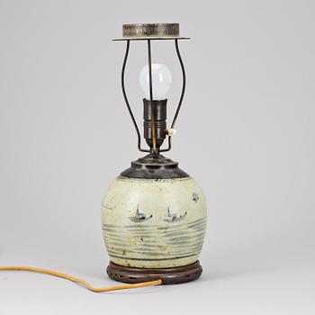 BORDSLAMPA/BOJAN, porslin, Kina 1800-1900-tal.