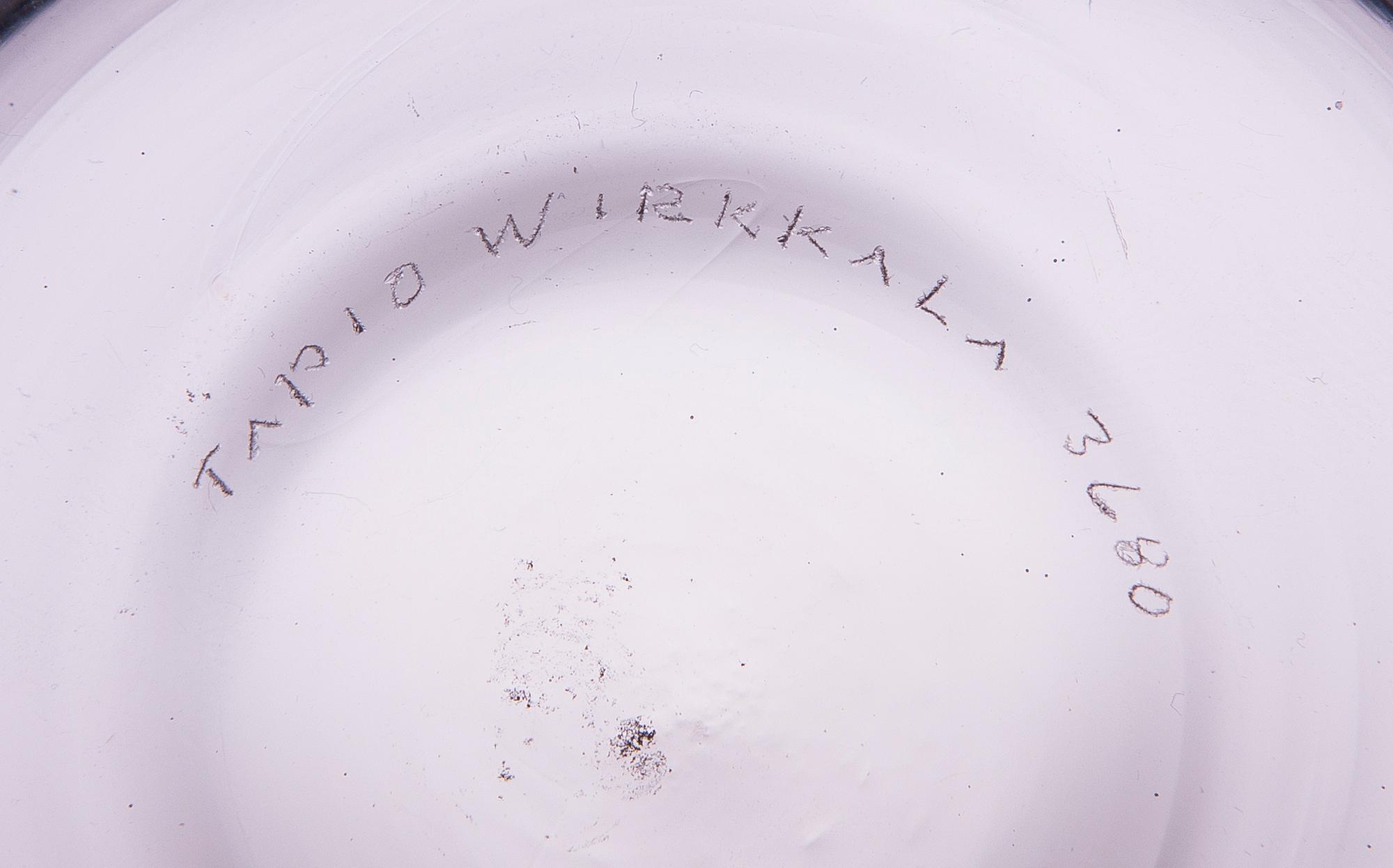 TAPIO WIRKKALA, MALJA, lasia, signeerattu Tapio Wirkkala 3680.