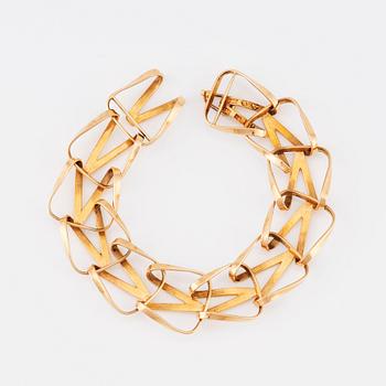 Anders Högberg, an 18K gold bracelet "Hula-hula", Göteborg 1968.