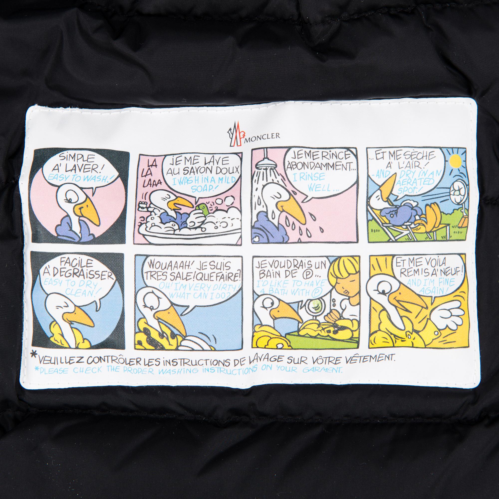 Moncler cartoon label best sale