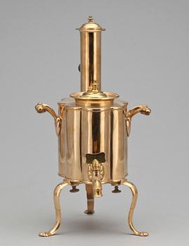 SAMOVAR, mässing. 1800-tal.
