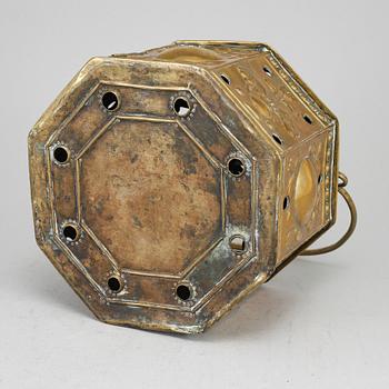 GLÖDBEHÅLLARE / FOTVÄRMARE, Barock, troligen Nederländerna, 1700-tal.