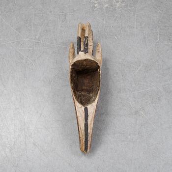 An African mask of 'Bobo'-style, late 20th century.