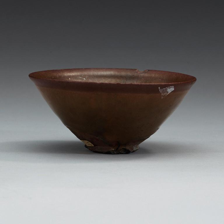 A Temmoku bowl, Song dynasty (960-1279).